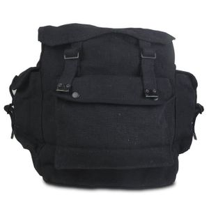 HIGHLANDER Web Backpack Pockets Schwarz Mixed