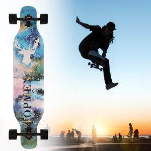 Mipan Longboard ABEC-9 Skateboard Cruiser Board 106*25.5*12cm Belastung 180kg