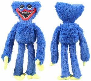 Poppy Playtime Huggy Wuggy 40cm Plüschtier Horror Spiel Stoffpuppe Weihnachtsgeschenk Plüsch Puppe (Blau)