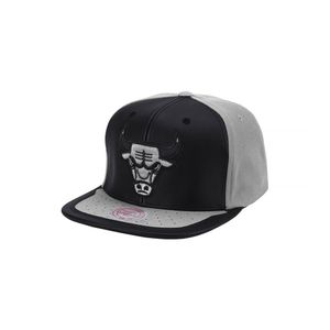 Mitchell & Ness Chicago Bulls Jordan Day One Snapback NBA Mütze, Schwarz/Grau