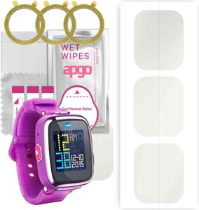 apgo 3 Stück Schutzfolie, Matt, kompatibel mit Kidizoom 2 Smartwatch, Hydrogel Displayschutzfolie mit Positionierhilfe, Displayfolie, robust und kratzfest