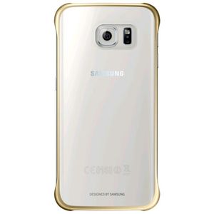 Samsung Clear Cover EF-QG925B Gold für Galaxy S6 Edge