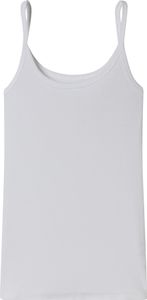 Schiesser Spaghetti-top unterhemd unterziehtop Pure Rib weiss 42 Schiesser Spaghetti-top unterhemd unterziehtop Pure Rib weiss 42