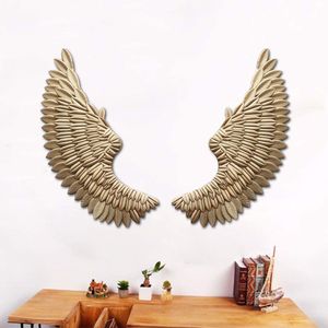 Nástěnná dekorace Angel Wings Angel Wall Hanger Silver Wall Sculpture Wings Gold 38x100cm Nástěnná dekorace Angel Wings Angel Wall Hanger Silver Wall Sculpture Wings Gold 38x100cm