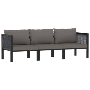 Sofa Poly Rattan Gartensofa Lounge Couch Gartenbank mehrere Auswahl