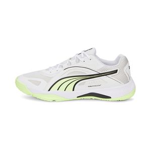 PUMA SolarSTRIKE II Hallenschuhe Unisex puma white/fizzy light/puma black 42.5