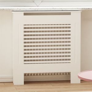 WISFOR Osłona grzejnika MDF, poziomy wzór w paski, osłona grzejnika Osłona grzejnika, S - 78x19x101.2cm WISFOR Osłona grzejnika MDF, poziomy wzór w paski, osłona grzejnika Osłona grzejnika, S - 78x19x101.2cm
