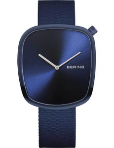 Bering Herrenuhr PEBBLE blau 18040-397