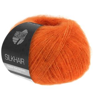 Lana Grossa Silkhair (feines Lace-Garn mit Seide), Farbe:171 - Orange