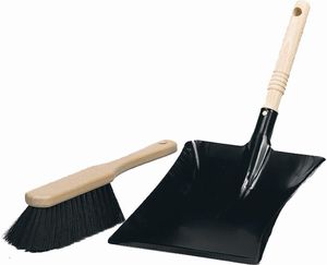 Kehrschaufel-Set Sw.m.holzheft 51240