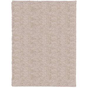 vidaXL Teppich Shaggy Hochflor Modern Beige 300x400 cm