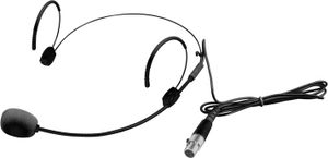 Mikrofón náhlavnej súpravy OMNITRONIC UHF-300 čierny