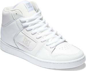 DC Shoes Manteca 4 Hi Herren Schnürung Leder Turnschuhe Weiß – 11 Großbritannien - 46 EU - 12 US / Weiß