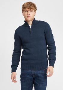 BLEND BHGaspar Herren Strickpullover Troyer Feinstrick Pullover Troyer