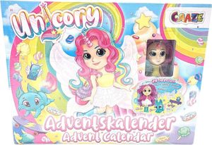 CRAZE UNICORY Spielzeug Adventskalender Kinder Puppen Einhorn Spielzeug Action