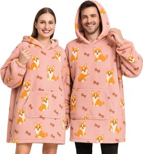Veľmi mäkká deka s kapucňou Corgi Dog blanket 91,4 cm