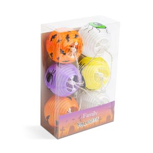 Łańcuch świetlny latarni na Halloween - 7,5 x 110 cm - 2 baterie AA