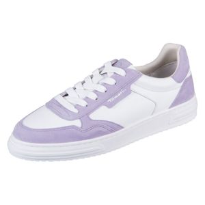 Tamaris Damen Sneaker weiß lavendel