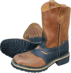Stars & Stripes Herren Stiefel Worker Boots »WB-32« Braun / Schwarz Gr.45 Stars & Stripes Herren Stiefel Worker Boots »WB-32« Braun / Schwarz Gr.45