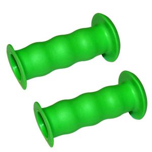 2x kinderfahrrad lenkergriffe grün 22 mm griffe gummi grip griffgummi dreirad roller