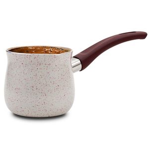 NAVA Schmelztiegel / Kaffeekanne mit Keramikbeschichtung für die Zubereitung von türkischem Kaffee 750 ml