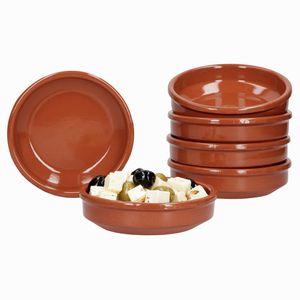 6er Set Cazuela Ton-Schale Bruno Ø 12cm Größe S Mittelalter Wikinger