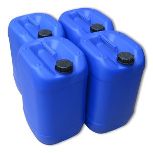 9 x 10 L 10 Liter Kanister blau gebraucht Camping Plaste Kunststoff Kanister