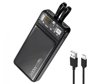 Power Bank, 20000mAh Externer Handyakku, PD20W Schnell Aufladende Powerbank, Mobiler Zusatzakku, USB C mit LED Display, 4 Ausgängen
