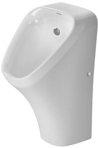 Duravit Urinal RIMLESS DURASTYLE 300 x 340 mm, Zulauf von hinten, mit Fliege HygieneGlaze weiß