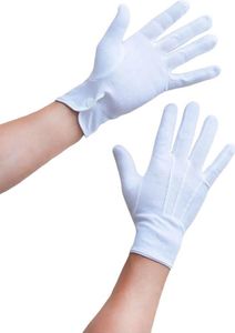 Oblique Unique Herren Handschuhe Pantomime Butler Kostüm - weiß