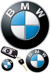 Essbar BMW Auto Car Zuckermasse Tortenaufleger Torte Tortenbild Fondant Premium (BMW05)