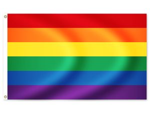 Regenbogen Flagge Mehrfarbig 150 x 90 cm