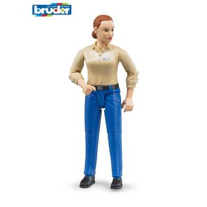bworld Frau, heller Hauttyp, blaue Hose bworld Frau, heller Hauttyp, blaue Hose