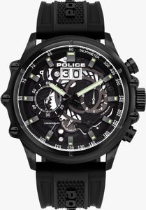 Police Herrenuhr Armbanduhr Chronograph Silikonband PL16018JSB.02P Police Herrenuhr Armbanduhr Chronograph Silikonband PL16018JSB.02P