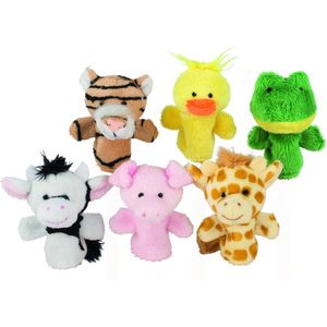 Goki Fingerpuppet set animals, maňuška na prst, Zviera, 1 rok / roky, 6 kusov