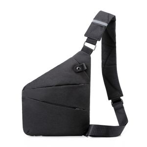 INF Elegantní sling bag náprsní taška Black