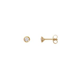 Ohrstecker - Gold 585 14K Diamant 0,20ct - gold