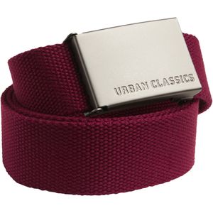 Urban Classics Canvas Belts burgundy - UNI