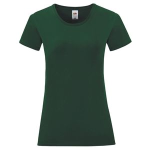 Fruit of the Loom Ladies Iconic 150 T-Shirt Farbe: waldgrün Größe: XL