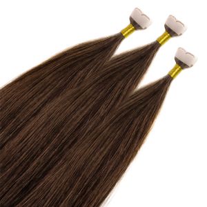 hair2heart Premium Mini Tape Extensions Ľudské vlasy - 12 pások 40 cm Chocolate Brown