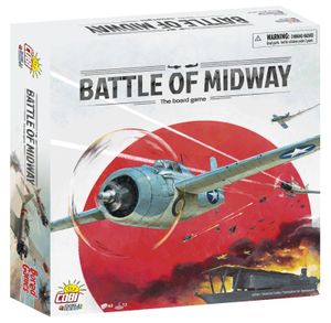COBI Strategiespiel Battle of Midway, Brettspiel, Taktikspiel, Flugzeuge, Kunststoff, 60 Teile, 22105