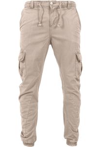 Kalhoty Urban Classics Cargo Jogging Pants sand - L