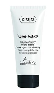 Ziaja Kozie mleko, Krzemionkowy Micro-scrub twarzy, 75 ml - Długi termin ważności!