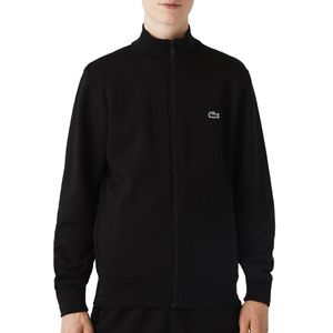 Lacoste Jacke Sweatshirt aus aufgerautem Fleece mit Reißverschluss