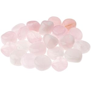 NKlaus 900g Rosenquarz Edelstein 30 - 40 mm Heilsteine zart rosa Mineral Dekoration 14683