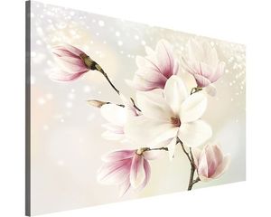 Leinwandbild Blume 75x100 cm