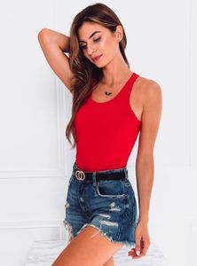 Edoti - Damen SLR012 Basic Tank Top RED XXL