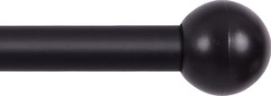 Endstücke für Stilgarnitur 2er Pack aus Kunststoff ( Schwarz / Kugel ) vers. Farben, Ø16mm, Dekoration modernes Design für Vorhangstange