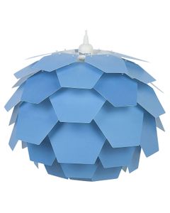 BELIANI Hängeleuchte Blau Blumenform Zapfen Kinderzimmer Beleuchtung Modernes Design