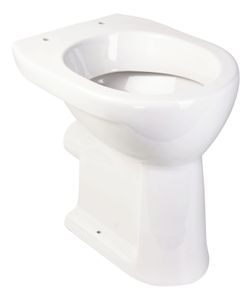 Laufen - Erhöhtes Stand-WC als Flachspüler mit waagerechtem Abgang und einer Erhöhung von +6 cm - H8259560000001